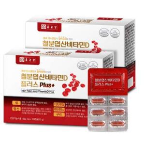 종근당 철분 엽산 비타민D 플러스 60정