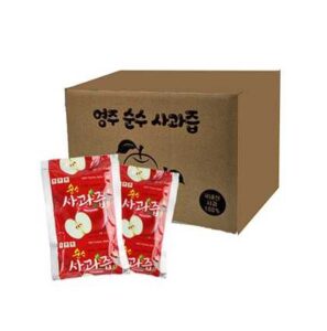 영주 순수 100% 사과즙 100ml 100포